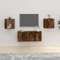 Mobili Porta TV a Parete 2 pz Rovere Fumo 40x34,5x40 cm Mobili Porta TV a Parete 2 pz Rovere Fumo 40x34,5x40 cm