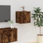 Mobili Porta TV a Parete 2 pz Rovere Fumo 40x34,5x40 cm Mobili Porta TV a Parete 2 pz Rovere Fumo 40x34,5x40 cm