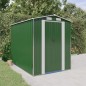 vidaXL Capanno da Giardino Verde 192x274x223 cm Acciaio Zincato vidaXL Capanno da Giardino Verde 192x274x223 cm Acciaio Zincato