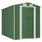 vidaXL Capanno da Giardino Verde 192x274x223 cm Acciaio Zincato vidaXL Capanno da Giardino Verde 192x274x223 cm Acciaio Zincato