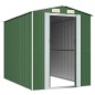 vidaXL Capanno da Giardino Verde 192x274x223 cm Acciaio Zincato vidaXL Capanno da Giardino Verde 192x274x223 cm Acciaio Zincato