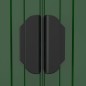 vidaXL Capanno da Giardino Verde 192x274x223 cm Acciaio Zincato vidaXL Capanno da Giardino Verde 192x274x223 cm Acciaio Zincato