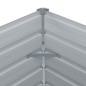 vidaXL Letto di Coltura Rialzato 160x80x45 cm in Acciaio Zincato Verde