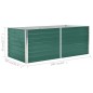 vidaXL Letto di Coltura Rialzato 160x80x45 cm in Acciaio Zincato Verde