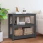 Tavolo Consolle Grigio 80x40x74 cm in Legno Massello di Pino Tavolo Consolle Grigio 80x40x74 cm in Legno Massello di Pino