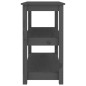 Tavolo Consolle Grigio 80x40x74 cm in Legno Massello di Pino Tavolo Consolle Grigio 80x40x74 cm in Legno Massello di Pino