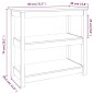 Tavolo Consolle Grigio 80x40x74 cm in Legno Massello di Pino Tavolo Consolle Grigio 80x40x74 cm in Legno Massello di Pino