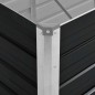 vidaXL Fioriera per Giardino Antracite 100x40x77 cm in Acciaio Zincato vidaXL Fioriera per Giardino Antracite 100x40x77 cm in Acciaio Zincato