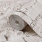 vidaXL Carta da Parati 3D Effetto Pietra Crema