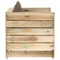 vidaXL Set Divani da Giardino con Cuscini 2 pz Legno Impregnato Verde vidaXL Set Divani da Giardino con Cuscini 2 pz Legno Impregnato Verde