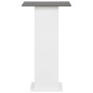 vidaXL Tavolo da Bar Bianco e Grigio Antracite 60x60x110 cm vidaXL Tavolo da Bar Bianco e Grigio Antracite 60x60x110 cm