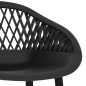 vidaXL Set da Bar 5 pz Bianco e Nero vidaXL Set da Bar 5 pz Bianco e Nero