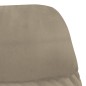 vidaXL Poltrona Relax Poggiapiedi Grigio Chiaro Similpelle Scamosciata vidaXL Poltrona Relax Poggiapiedi Grigio Chiaro Similpelle Scamosciata