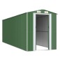 vidaXL Capanno da Giardino Verde 192x606x223 cm Acciaio Zincato vidaXL Capanno da Giardino Verde 192x606x223 cm Acciaio Zincato