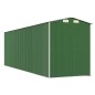 vidaXL Capanno da Giardino Verde 192x606x223 cm Acciaio Zincato vidaXL Capanno da Giardino Verde 192x606x223 cm Acciaio Zincato