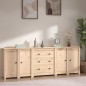 Credenza 230x35x80 cm in Legno Massello di Pino Credenza 230x35x80 cm in Legno Massello di Pino