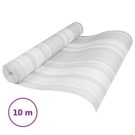 vidaXL Carta da Parati 3D Motivo a Righe Grigia