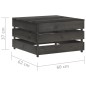 vidaXL Set Divani da Giardino con Cuscini 8 pz Legno Impregnato Grigio vidaXL Set Divani da Giardino con Cuscini 8 pz Legno Impregnato Grigio
