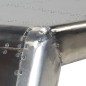 vidaXL Tavolino da Caffè Aviator Alluminio Stile Vintage Aeronautico vidaXL Tavolino da Caffè Aviator Alluminio Stile Vintage Aeronautico