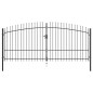 vidaXL Cancello Doppio con Punte a Lancia 400x225 cm vidaXL Cancello Doppio con Punte a Lancia 400x225 cm