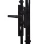 vidaXL Cancello Doppio con Punte a Lancia 400x225 cm vidaXL Cancello Doppio con Punte a Lancia 400x225 cm