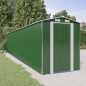 vidaXL Capanno da Giardino Verde 192x938x223 cm Acciaio Zincato vidaXL Capanno da Giardino Verde 192x938x223 cm Acciaio Zincato