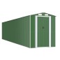 vidaXL Capanno da Giardino Verde 192x938x223 cm Acciaio Zincato vidaXL Capanno da Giardino Verde 192x938x223 cm Acciaio Zincato