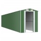 vidaXL Capanno da Giardino Verde 192x938x223 cm Acciaio Zincato vidaXL Capanno da Giardino Verde 192x938x223 cm Acciaio Zincato