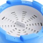vidaXL Piscina Fuori Terra con Skimmer e Pompa Sospesi 350x90cm Grigia