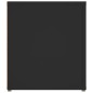 Mobili Porta TV 2 pz Nero 80x31,5x36 cm in Legno Multistrato Mobili Porta TV 2 pz Nero 80x31,5x36 cm in Legno Multistrato