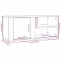 Mobili Porta TV 2 pz Nero 80x31,5x36 cm in Legno Multistrato Mobili Porta TV 2 pz Nero 80x31,5x36 cm in Legno Multistrato