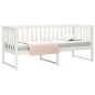 vidaXL Dormeuse Bianca 75x190 cm in Legno Massello di Pino vidaXL Dormeuse Bianca 75x190 cm in Legno Massello di Pino