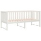 vidaXL Dormeuse Bianca 75x190 cm in Legno Massello di Pino vidaXL Dormeuse Bianca 75x190 cm in Legno Massello di Pino