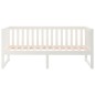 vidaXL Dormeuse Bianca 75x190 cm in Legno Massello di Pino vidaXL Dormeuse Bianca 75x190 cm in Legno Massello di Pino