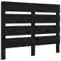 vidaXL Testiera per Letto Nera 75x3x80 cm in Legno Massello di Pino vidaXL Testiera per Letto Nera 75x3x80 cm in Legno Massello di Pino