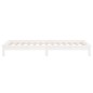 vidaXL Giroletto con LED Bianco 100x200 cm in Legno Massello vidaXL Giroletto con LED Bianco 100x200 cm in Legno Massello