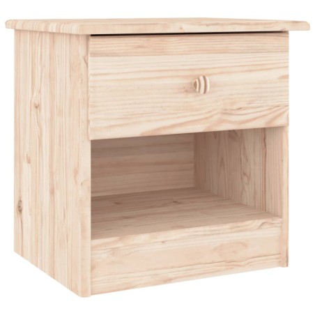 vidaXL Comodino ALTA 43x35x40,5 cm in Legno Massello di Pino