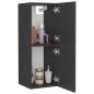 vidaXL Mobile da Bagno Grigio 30x30x80 cm in Legno Multistrato vidaXL Mobile da Bagno Grigio 30x30x80 cm in Legno Multistrato