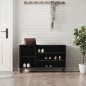 vidaXL Scarpiera Nera 102x36x60 cm in Legno Multistrato vidaXL Scarpiera Nera 102x36x60 cm in Legno Multistrato