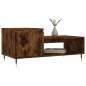 vidaXL Tavolino da Salotto Rovere Fumo 100x50x45 cm Legno Multistrato