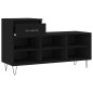 vidaXL Scarpiera Nera 102x36x60 cm in Legno Multistrato vidaXL Scarpiera Nera 102x36x60 cm in Legno Multistrato