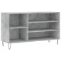 vidaXL Scarpiera Grigio Cemento 102x36x60 cm in Legno Multistrato vidaXL Scarpiera Grigio Cemento 102x36x60 cm in Legno Multistrato