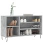 vidaXL Scarpiera Grigio Cemento 102x36x60 cm in Legno Multistrato vidaXL Scarpiera Grigio Cemento 102x36x60 cm in Legno Multistrato