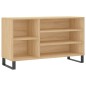 vidaXL Scarpiera Rovere Sonoma 102x36x60 cm in Legno Multistrato