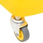 vidaXL Secchio Mocio con Strizzatoio e Ruote Giallo 20 L Polipropilene vidaXL Secchio Mocio con Strizzatoio e Ruote Giallo 20 L Polipropilene
