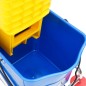 vidaXL Carrello Pulizie con Secchi e Strizzatoio PP e Acciaio Cromato vidaXL Carrello Pulizie con Secchi e Strizzatoio PP e Acciaio Cromato