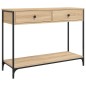 vidaXL Tavolino Consolle Rovere Sonoma 100x34,5x75cm Legno Multistrato vidaXL Tavolino Consolle Rovere Sonoma 100x34,5x75cm Legno Multistrato
