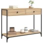 vidaXL Tavolino Consolle Rovere Sonoma 100x34,5x75cm Legno Multistrato vidaXL Tavolino Consolle Rovere Sonoma 100x34,5x75cm Legno Multistrato
