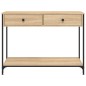vidaXL Tavolino Consolle Rovere Sonoma 100x34,5x75cm Legno Multistrato vidaXL Tavolino Consolle Rovere Sonoma 100x34,5x75cm Legno Multistrato