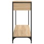 vidaXL Tavolino Consolle Rovere Sonoma 100x34,5x75cm Legno Multistrato vidaXL Tavolino Consolle Rovere Sonoma 100x34,5x75cm Legno Multistrato